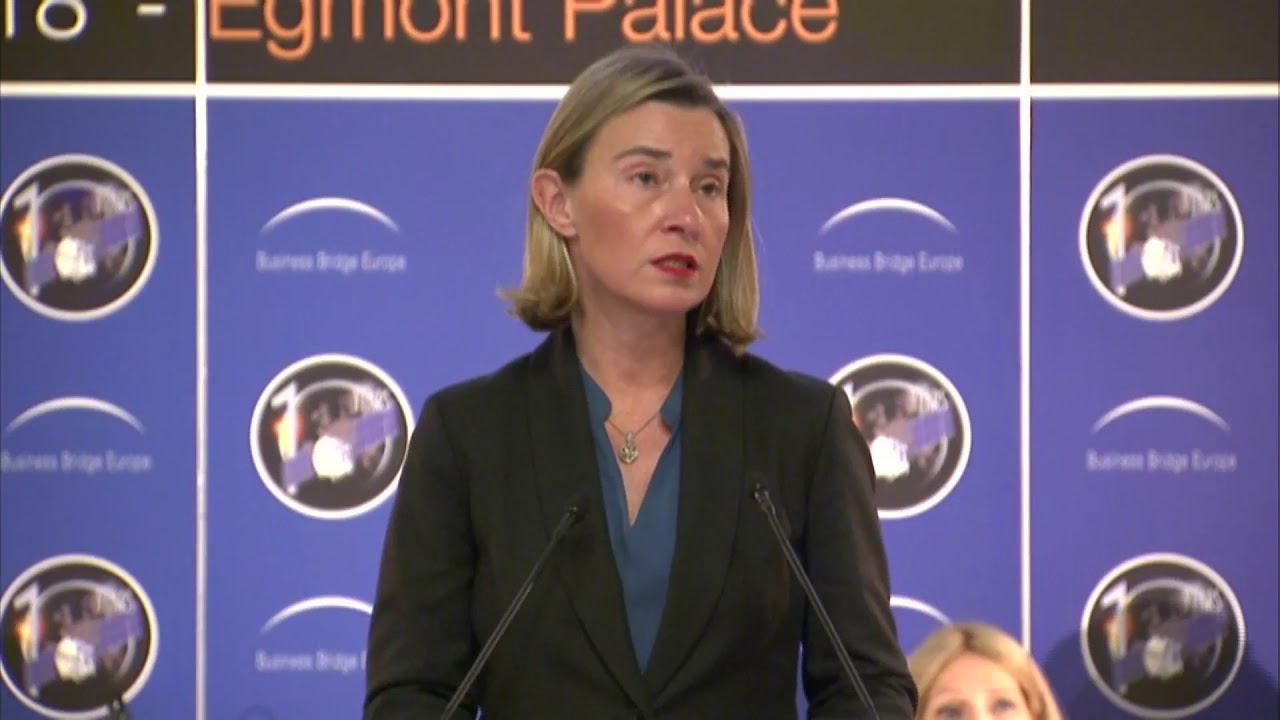 Federica Mogherini at 10th Conference on European Space “More Space fo…