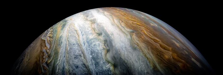 The rich, colorful tapestry of Jupiter’s southern hemisphere…