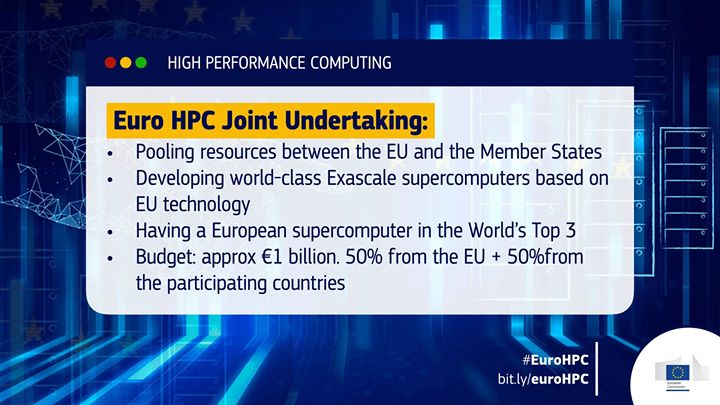 We’re launching a new European High Performance Computing Jo…