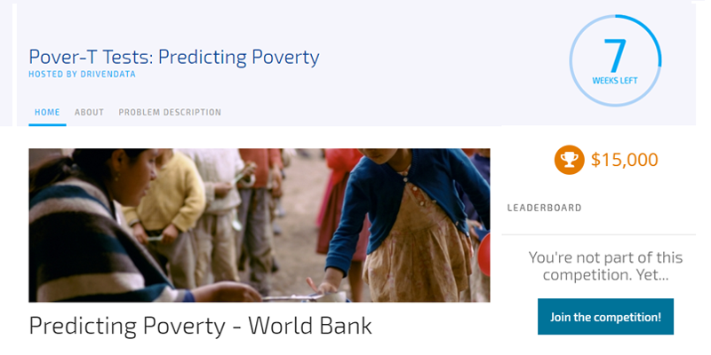 Data science competition: predicting poverty is hard – can you do it better?