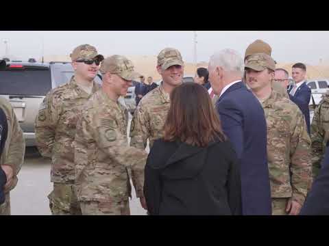 Vice President Pence Delivers Remarks to US Troops in the Middle East