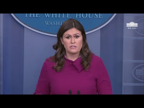 01/29/18: White House Press Briefing