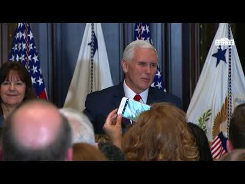 Vice President Pence Delivers Remarks at a Reception for the Annual March for Life Event