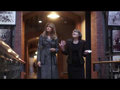 First Lady Melania Trump Visits United States Holocaust Memorial Museum