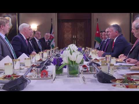 Vice President Pence in Jordan
