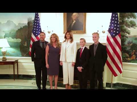 First Lady Melania Trump Welcomes 2018 State of the Union Guests