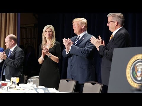 President Donald J. Trump at the 2018 National Prayer Breakfast