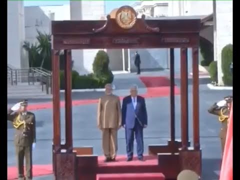 Ceremonial welcome and guard of honour for PM Modi in Palestine