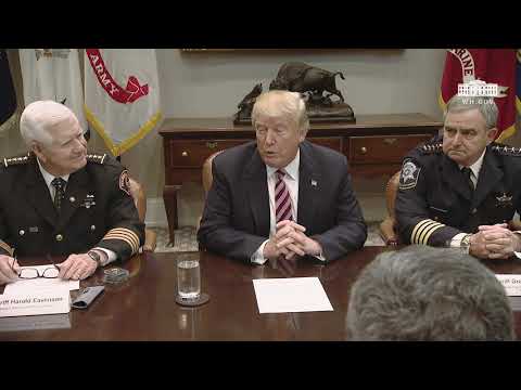 President Trump Hosts a Roundtable with the National Sheriffs Association