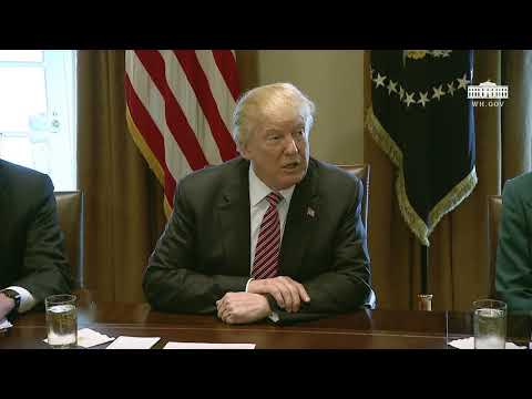 President Trump Meets with Bipartisan Members of Congress on Infrastructure