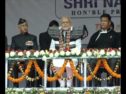 PM Modi dedicates various development projects to the nation in Arunachal Pradesh