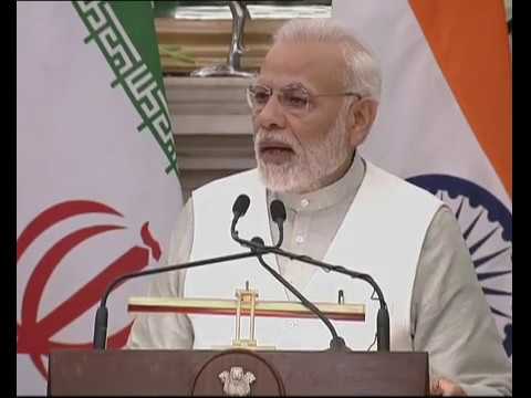 PM Modi’s Speech at the Joint Press Statement with President of Iran Hassan Rouhani