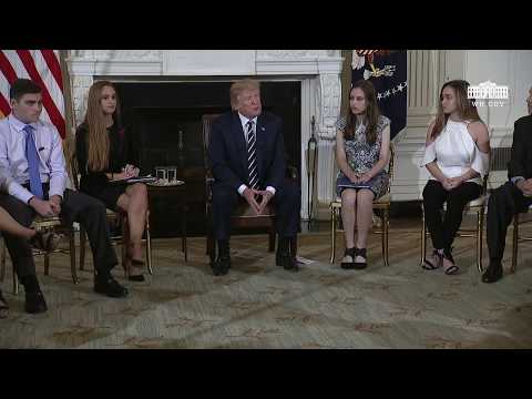 President Trump Holds a Listening Session with High School Students and Teachers