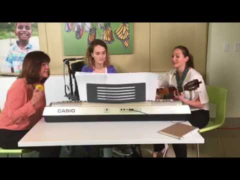 Mrs. Pence Participates in Music Therapy