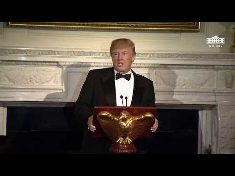 President Trump and the First Lady Host the Governors Ball