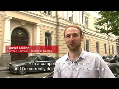 German music student on Erasmus+ programme in Georgia