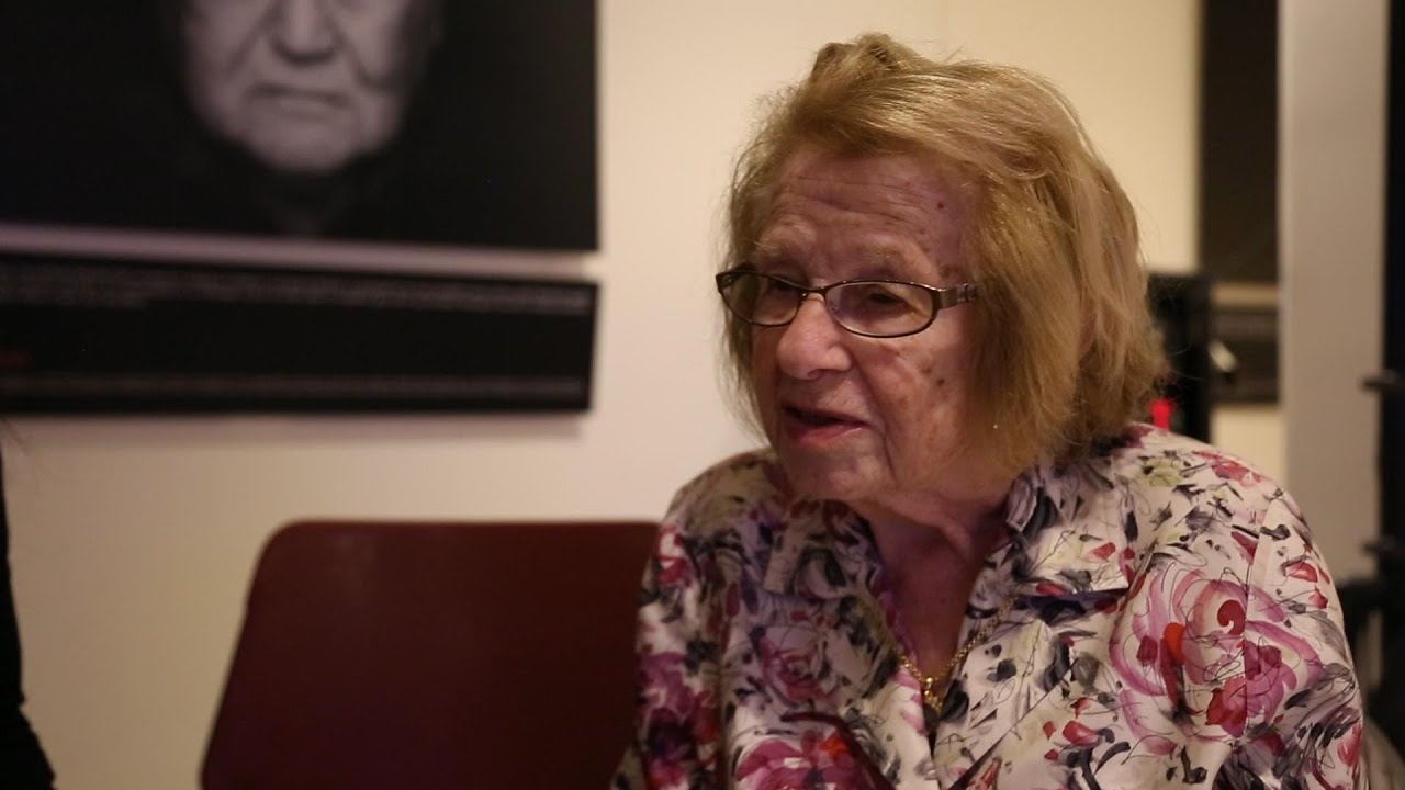 Holocaust survivor and media personality Dr. Ruth shares her story at the UN
