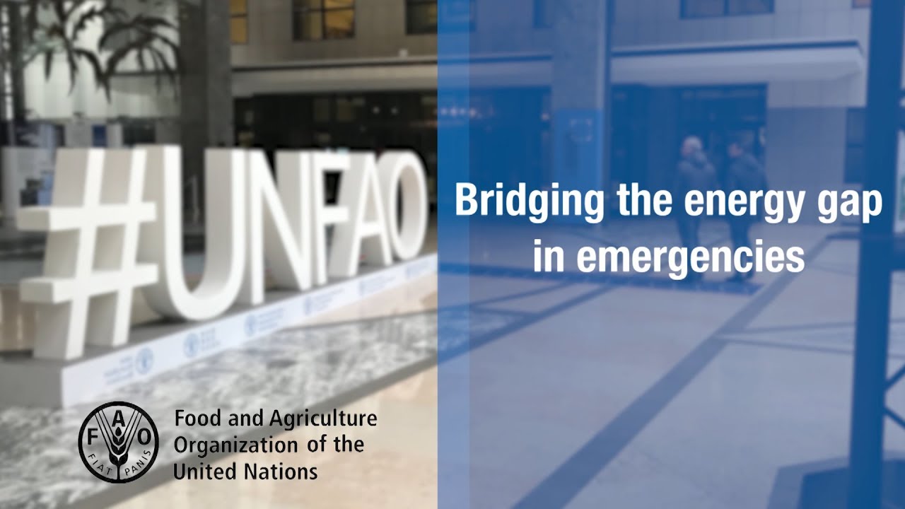 FAO multisectoral approach on energy access for displaced people