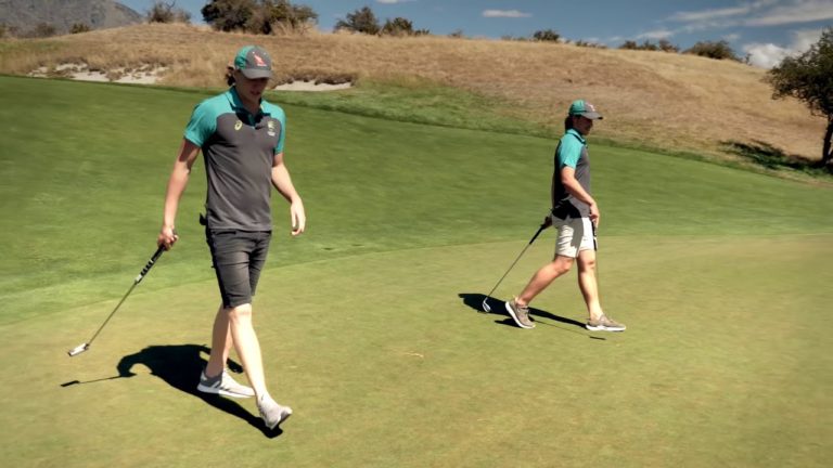 Aussies golfing at Jack’s Point in Queenstown