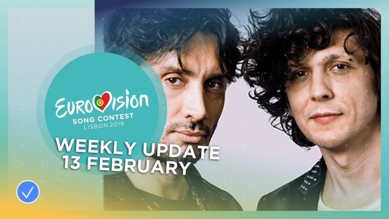 Eurovision Song Contest – Weekly Update – 13 February 2018