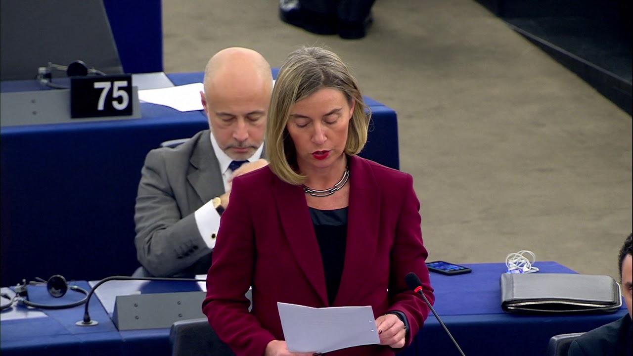 Mogherini addresses EP on Zimbabwe