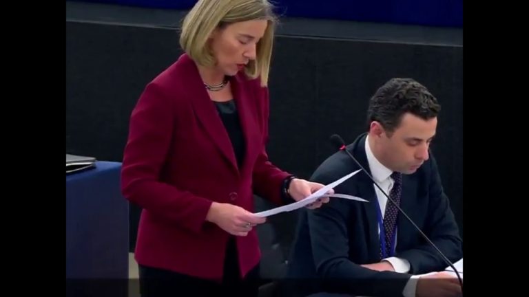 Mogherini remarks on the situation in Afrin