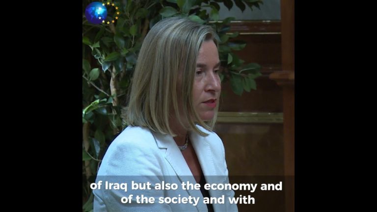 Federica Mogherini remarks with Iraqi PM Haider Jawad Kadhim Al-Abadi