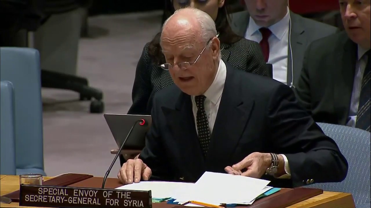 Special Envoy for Syria briefs the UN Security Council
