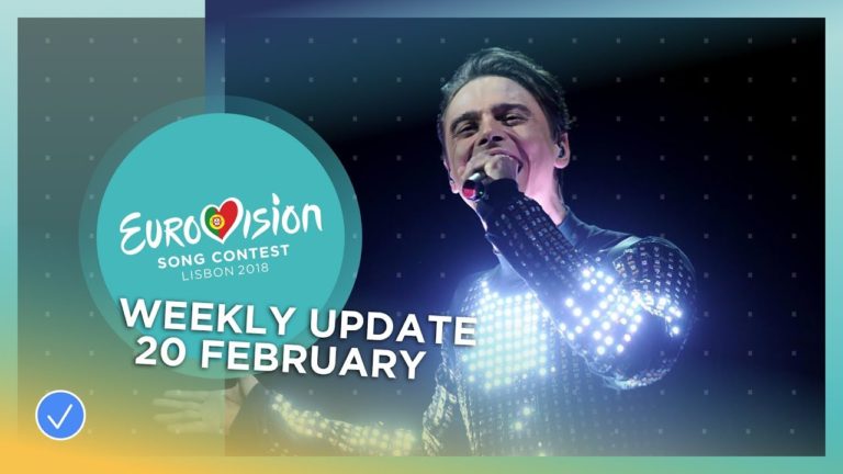 Eurovision Song Contest – Weekly Update – 20 February 2018