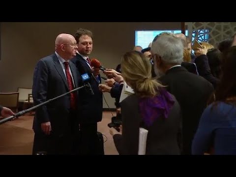 Russia on possible vote on Syria – Media Stakeout (22 Feb 2018)