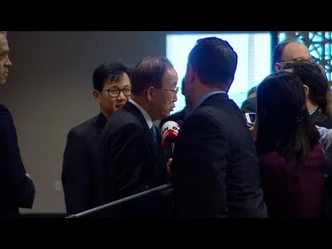 Ban Ki-moon (Former UN Secretary-General)  – Security Council Media Stakeout (21 February 2018)