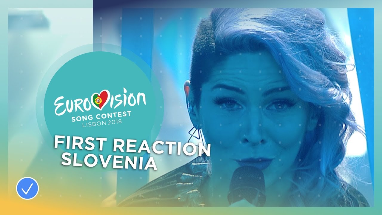 First reaction of Lea Sirk from Slovenia after winning EMA 2018