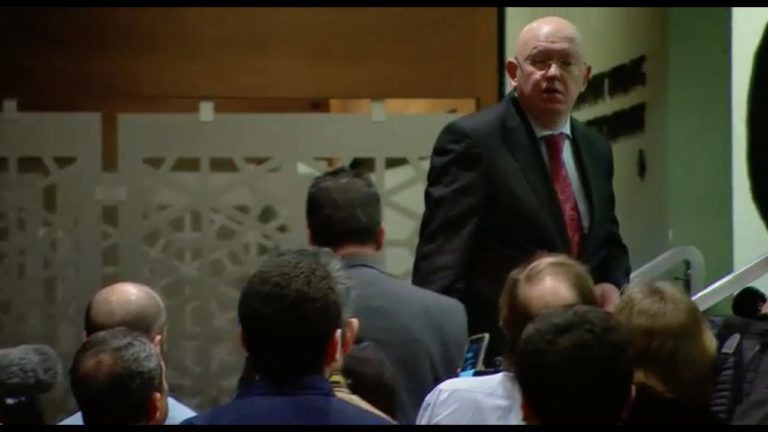 Russia on Syria Ceasefire Vote – Media Stakeout (24 February 2018)