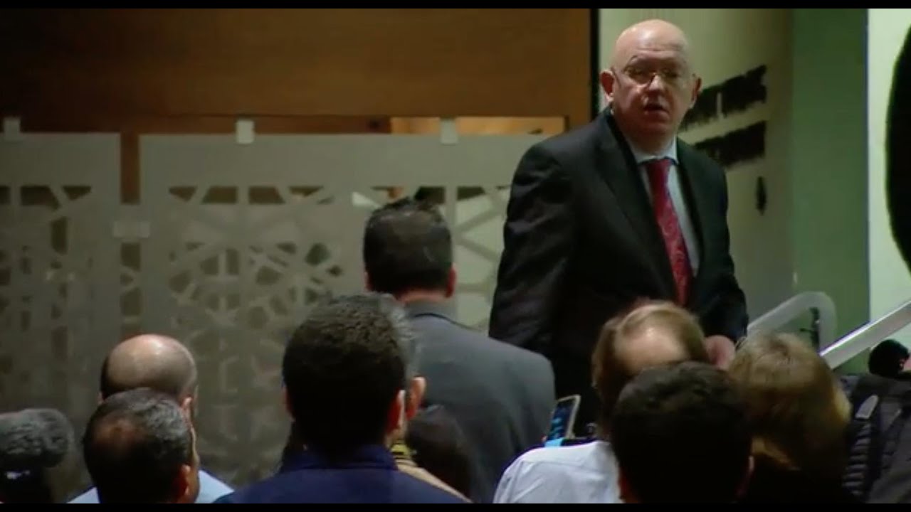 Russia on Syria Ceasefire Vote – Media Stakeout (24 February 2018)