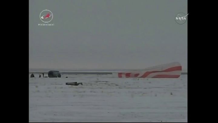 Welcome home! NASA astronauts Mark Vande Hei and Joe Acaba, …