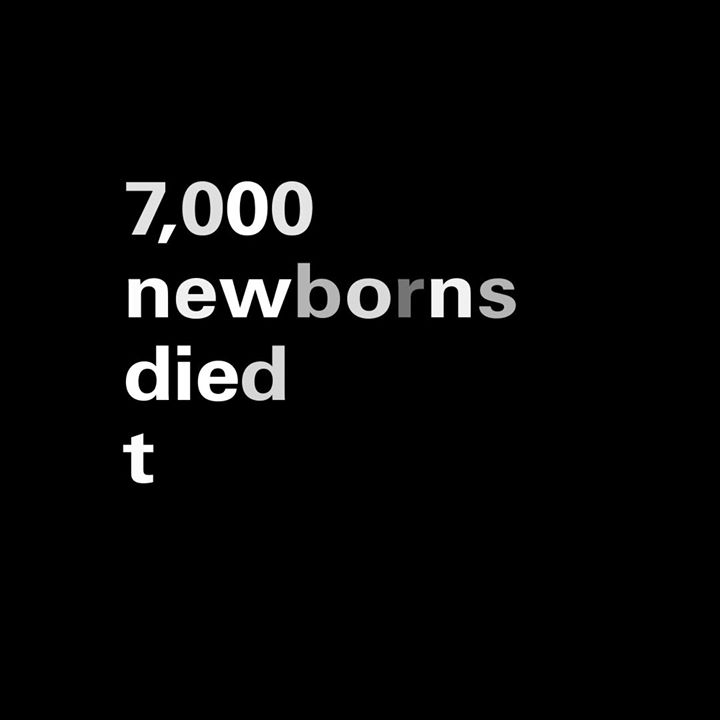 Not a year.
Not a month.
7,000 newborns die A DAY across the…