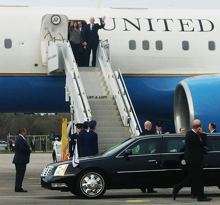 Greeted by our Acting Administrator Lightfoot, Vice Presiden…