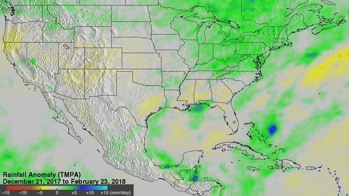 Much of the U.S. Midwest received above normal precipitation…