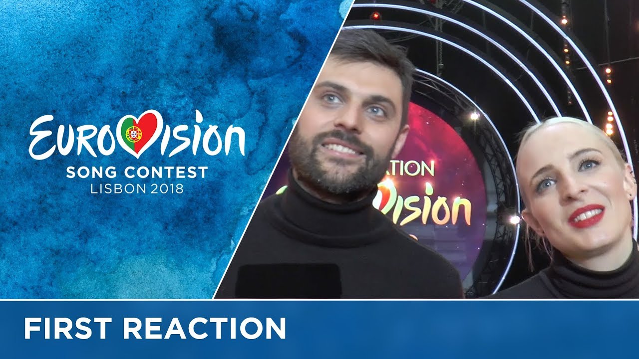 First reaction of Madame Monsieur after winning Destination Eurovision