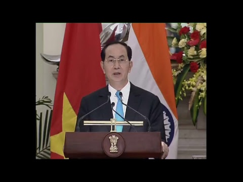 PM Modi at Exchange of Agreement and Press Meet with President of Vietnam