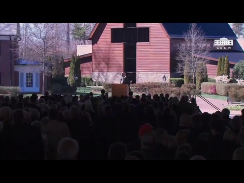 President Trump and the First Lady Attend the Funeral of the Reverend Billy Graham