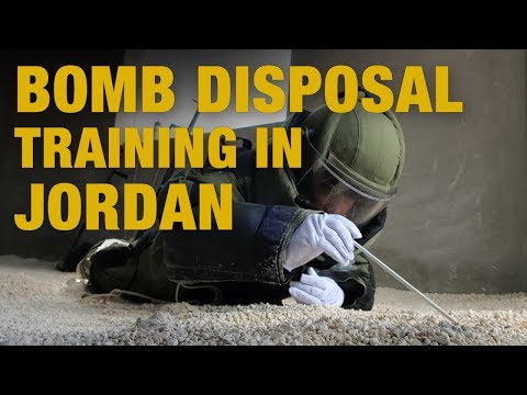NATO experts training Jordanian bomb disposal experts