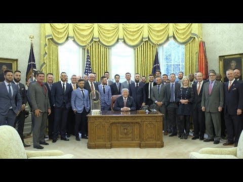President Trump Welcomes the Houston Astros to the White House