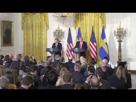 President Trump Welcomes PM Stefan Löfven