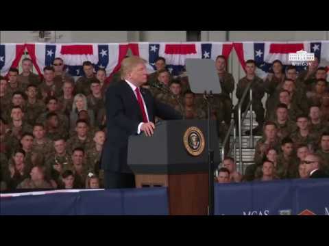 President Trump Delivers Remarks to Members of the Military