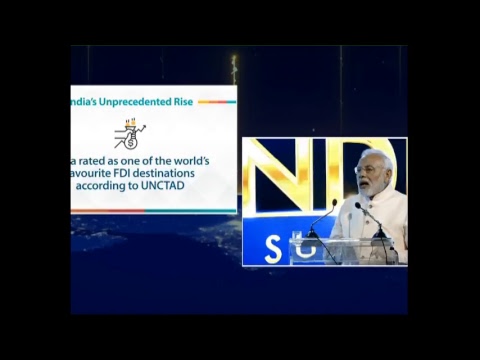 PM Narendra Modi addresses ‘Rising India Summit’ , an initiative of News18
