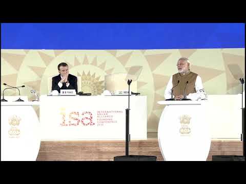 PM Modi’s address at the opening ceremony of the ‘International Solar Alliance’ Conference