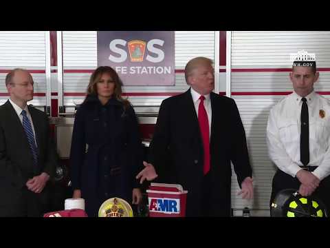 President Trump Speaks at a SAFE Station
