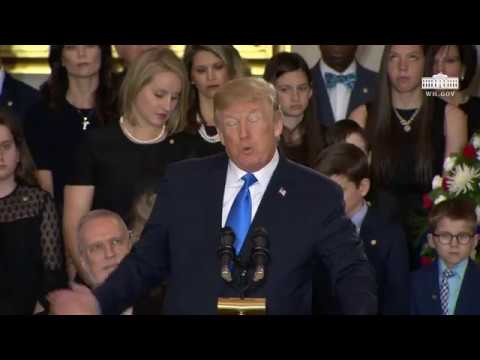 President Trump Makes Remarks at the Lying in Honor of the Reverend Billy Graham