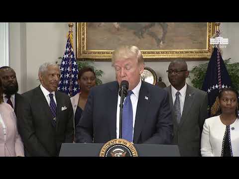 President Trump Announces White House Initiative on Historically Black Colleges and Universities